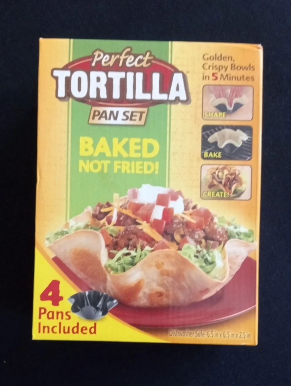 Perfect Tortilla Pan Set Of 4 NIB